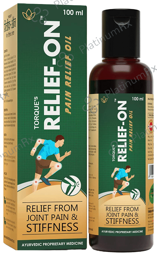 Torque's Relief-On Pain Relief Oil (100ml Each) 1 Bottle