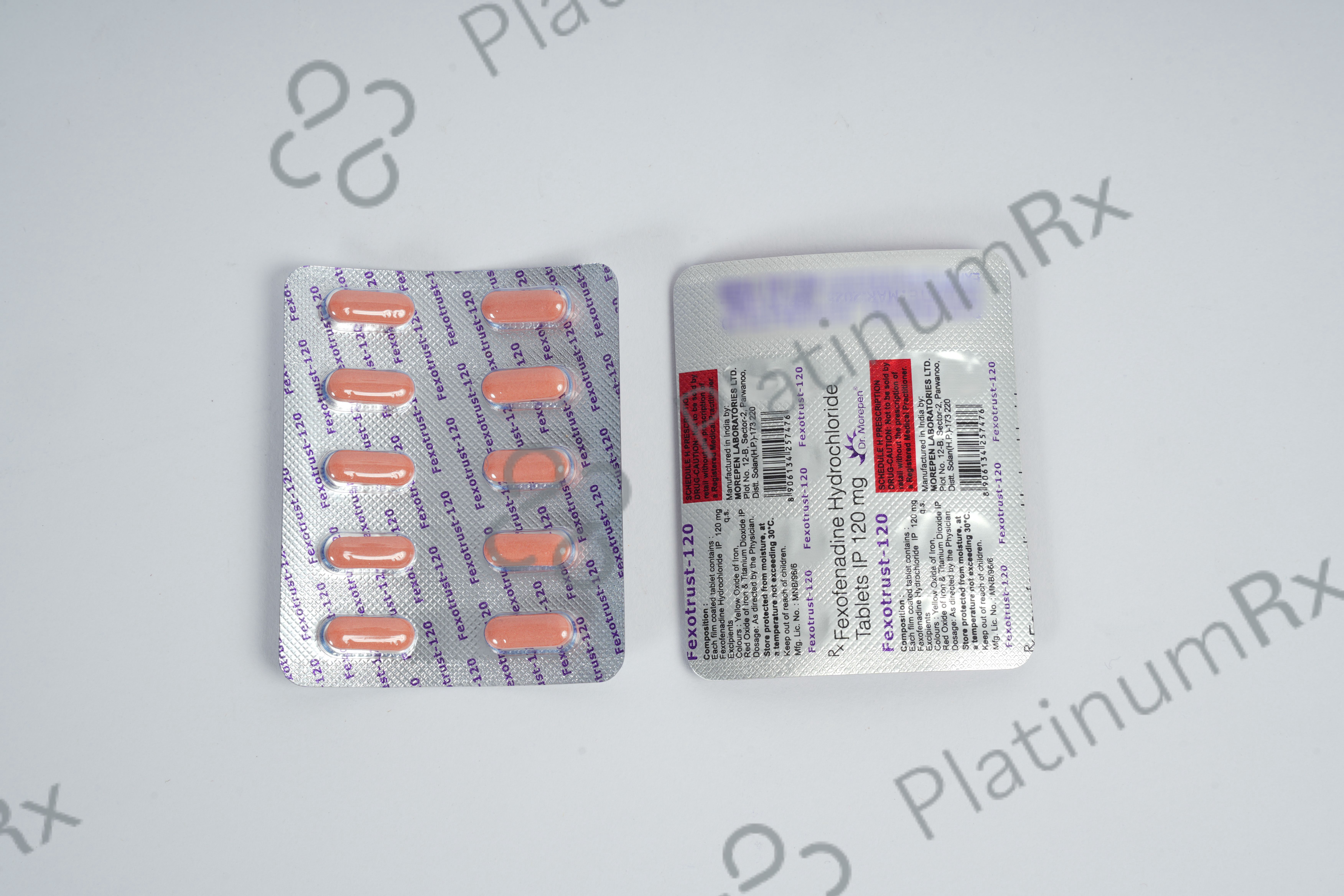 Fexotrust 180mg Tablet 10s