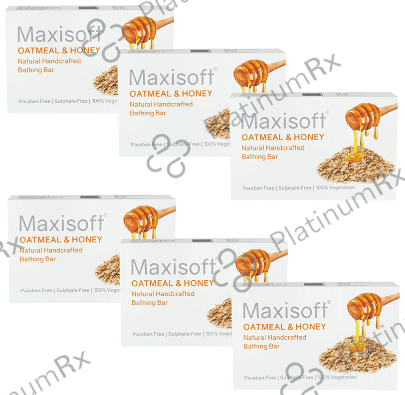 Maxisoft Oatmeal & Honey Bathing Bar (75gm Each) 6 units