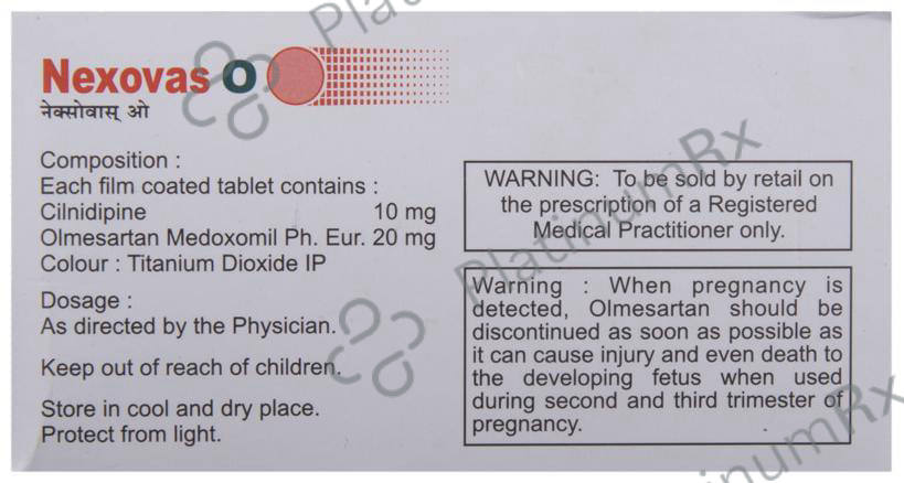 Nexovas O 10/20mg Tablet 10s