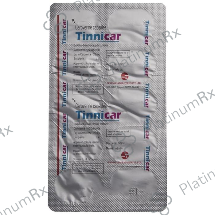 Tinnicar 20mg Capsule 10s