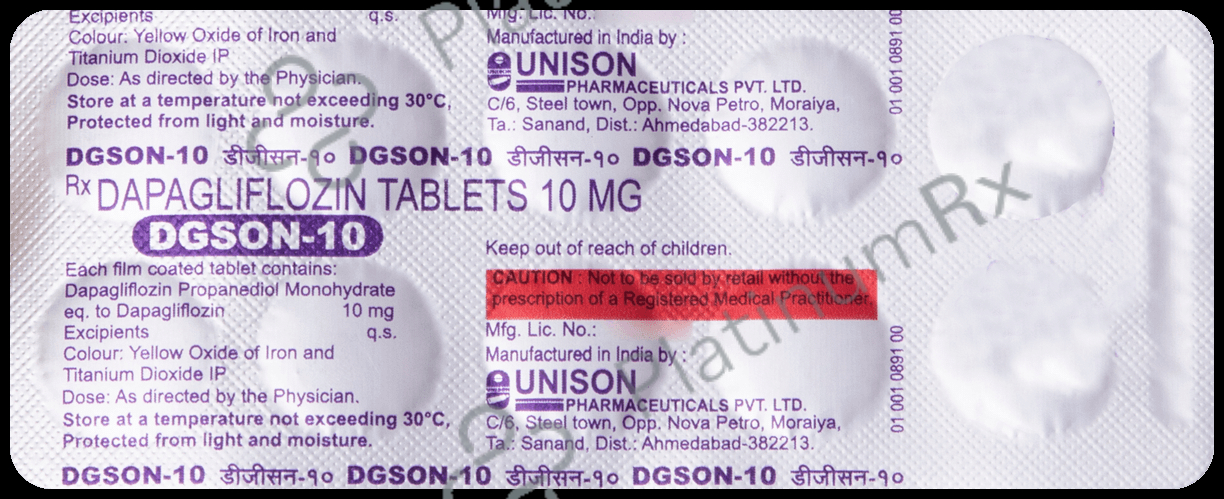 Dgson 10mg Tablet 10s