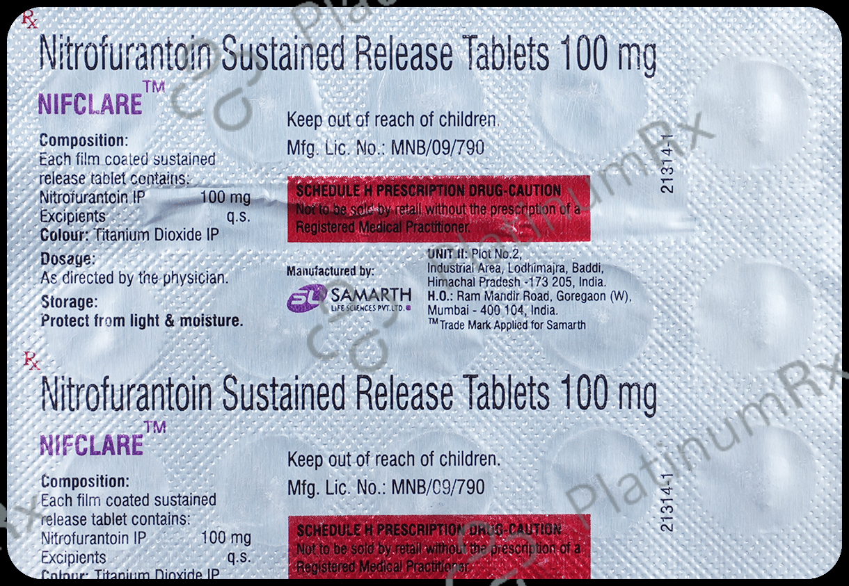 Nifclare 100mg Tablet SR 14s