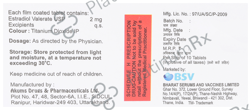 Primiwal E2 2mg Tablet 10s