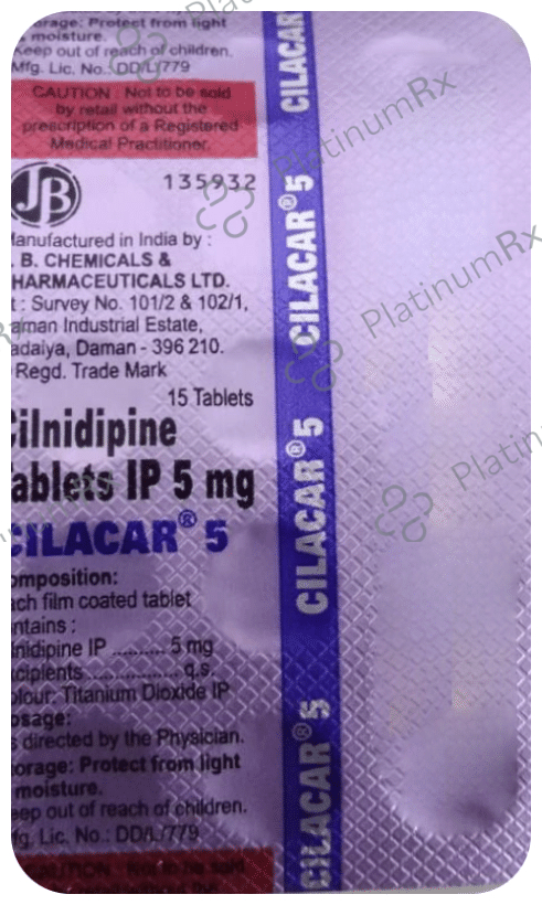 Cilacar 5mg Tablet 15s