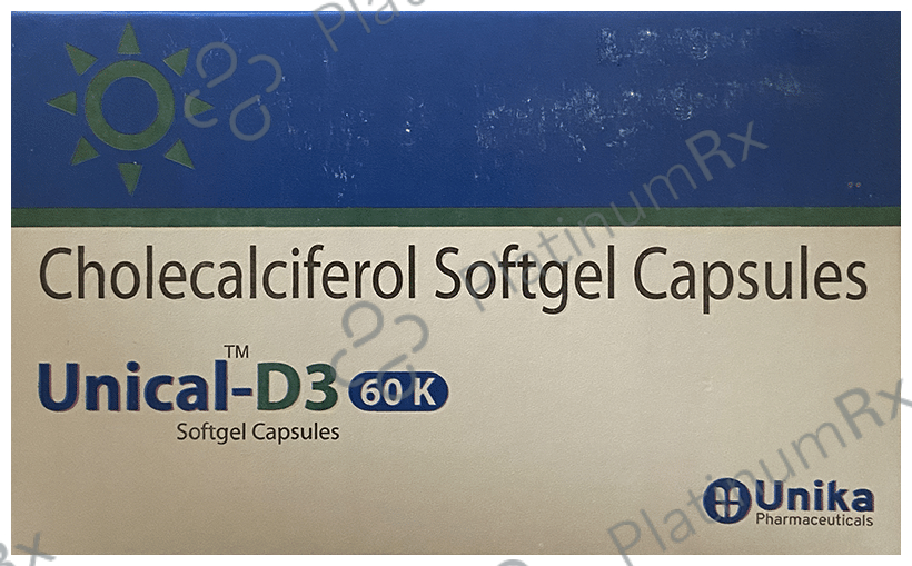 Unical-D3 60K Softgel Capsule