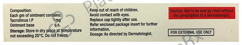 Mylimus 0.1% Ointment 10 Ointment