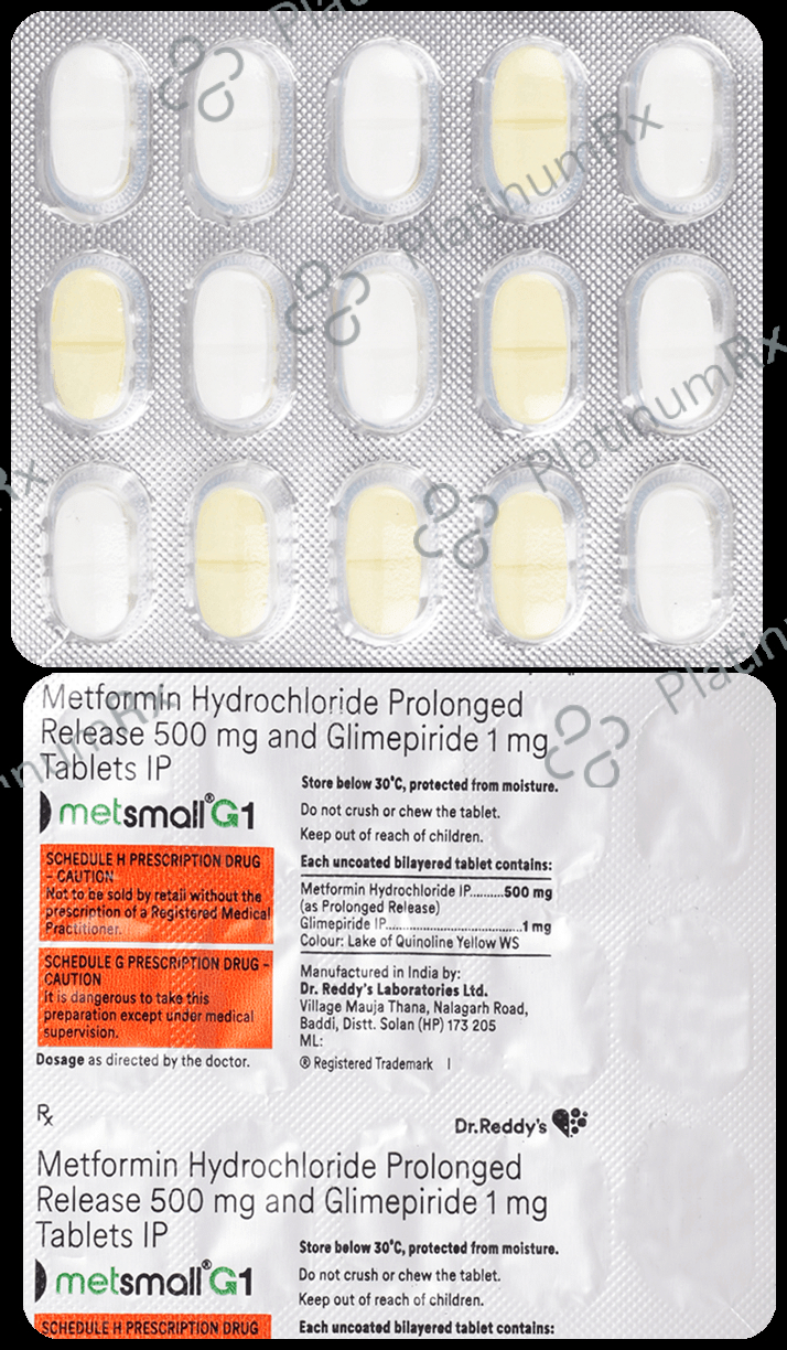 Metsmall G 1/500mg Tablet 15s