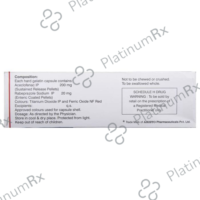 Raceclo 200/30mg Capsule SR 10s