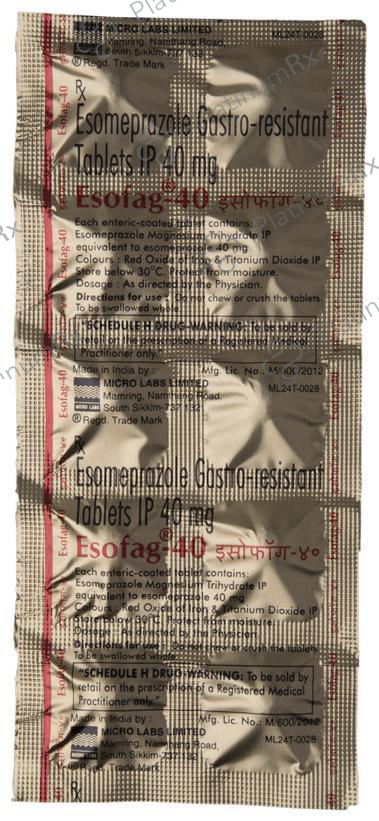 Esofag 40 Tablet 10 tablets