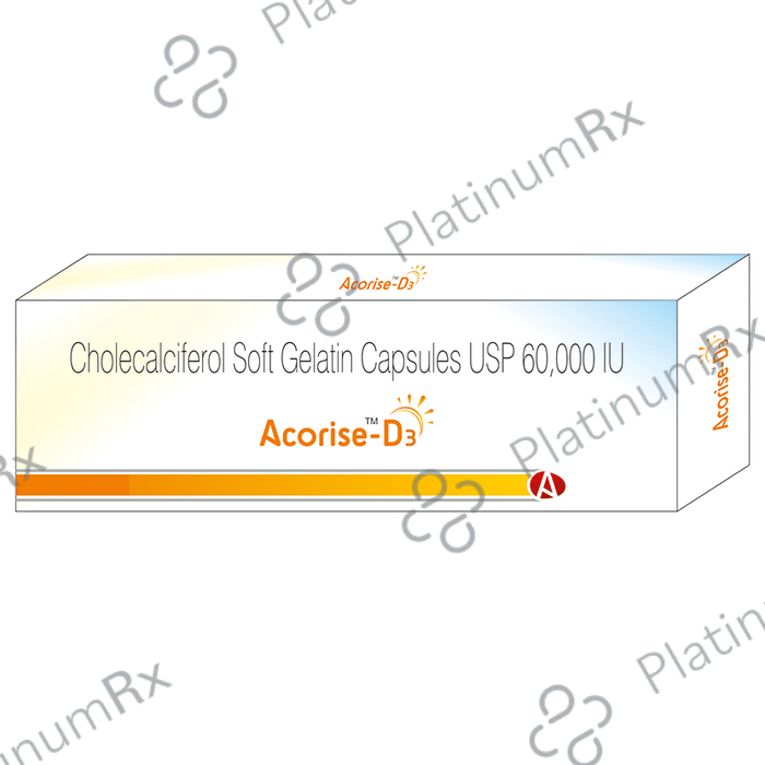 Acorise-D3 Soft Gelatin Capsule
