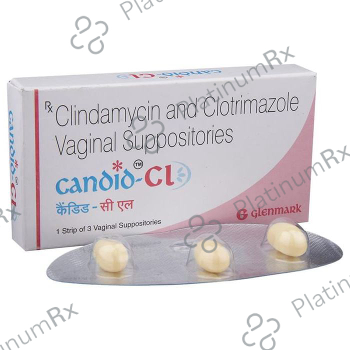 Candid CL 100/200mg Vaginal Suppository 3s