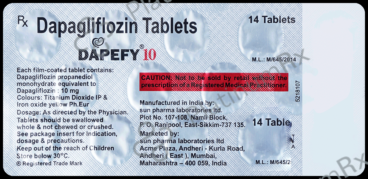 Dapefy 10mg Tablet 14s