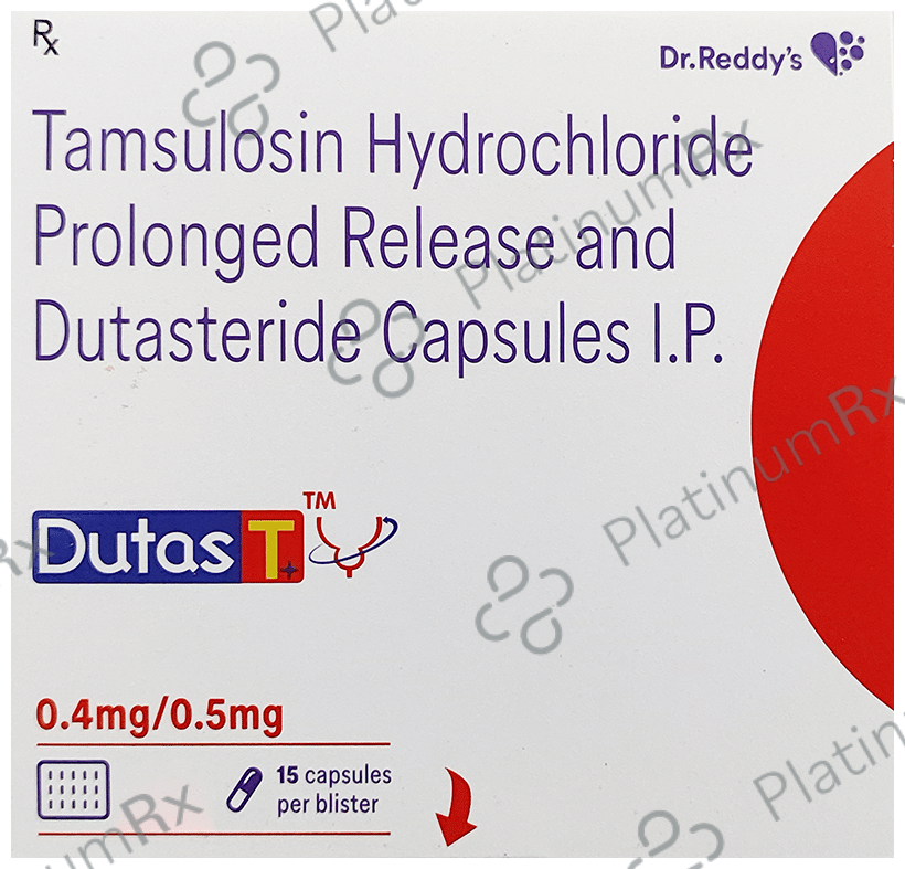 Dutas T Plus 0.5/0.4mg Capsule 15s