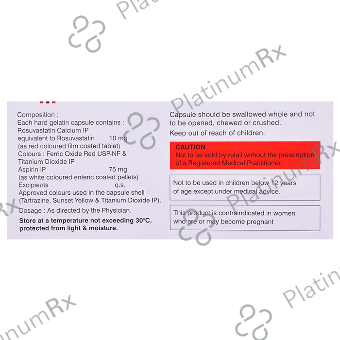 Consivas Asp 75/10mg Capsule 10s