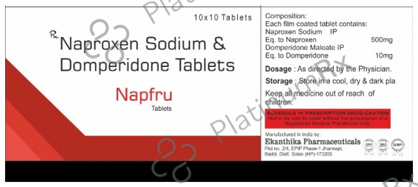 Napfru 500mg/10mg Tablet