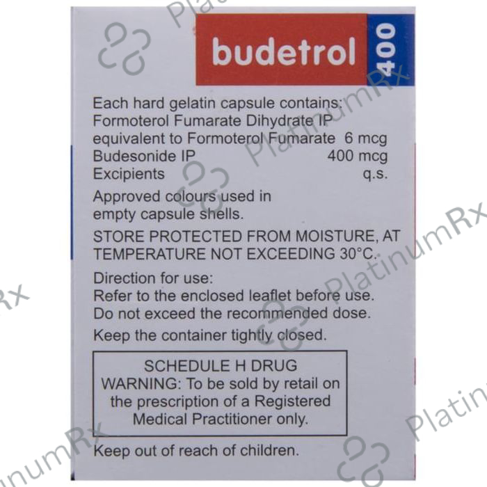 Budetrol 400/6mcg Rotacap 30s