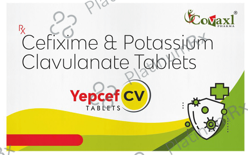 Yepcef CV 200mg/125mg Tablet