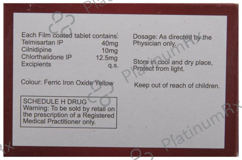 Tsart Trio 12.5/10/40mg Tablet 10s