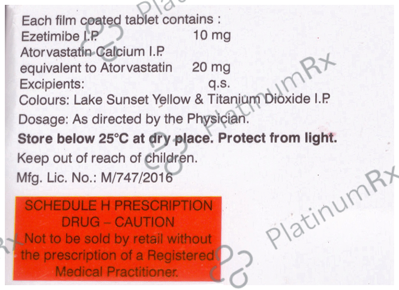 Tonact 20 EZ 20/10mg Tablet 15s