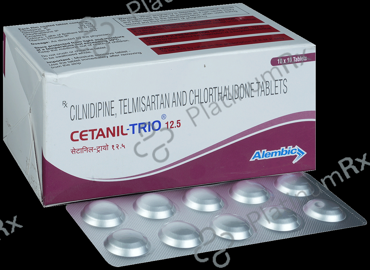 Cetanil Trio 12.5/10/40mg Tablet 10s