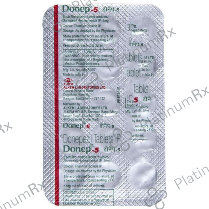 Donep 5mg Tablet 15s