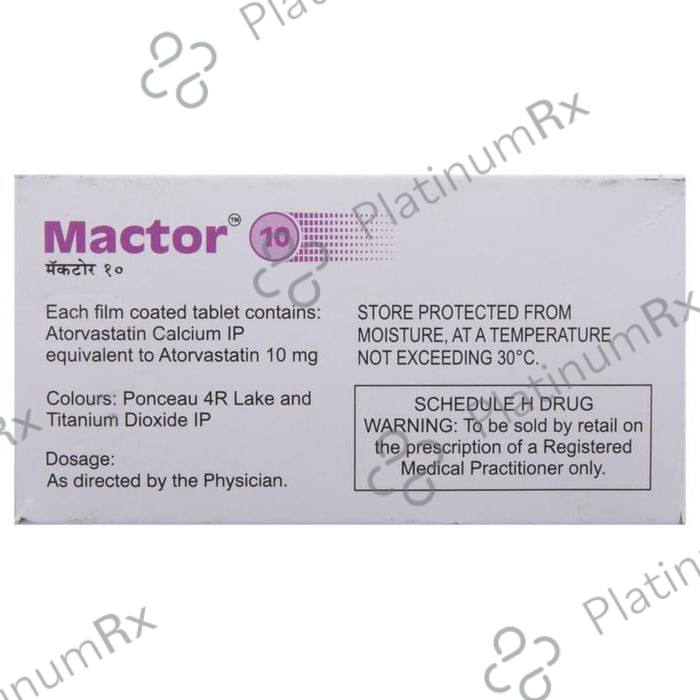 Mactor 10mg Tablet 10s