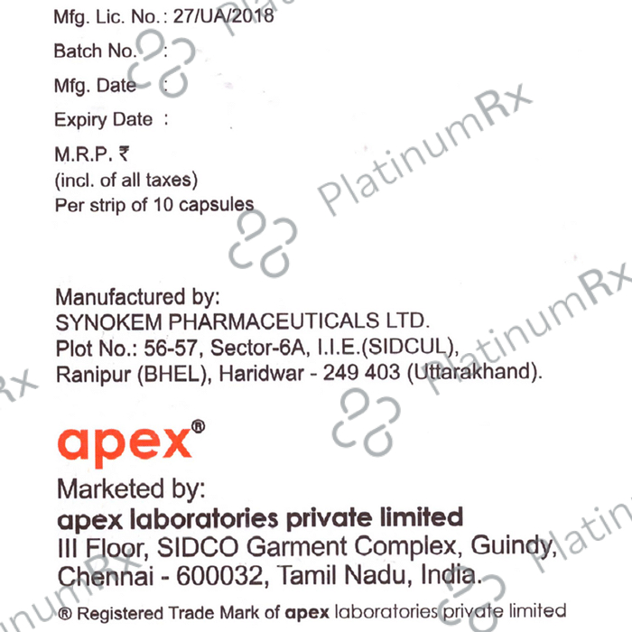 Apexitra SB 130 Capsule