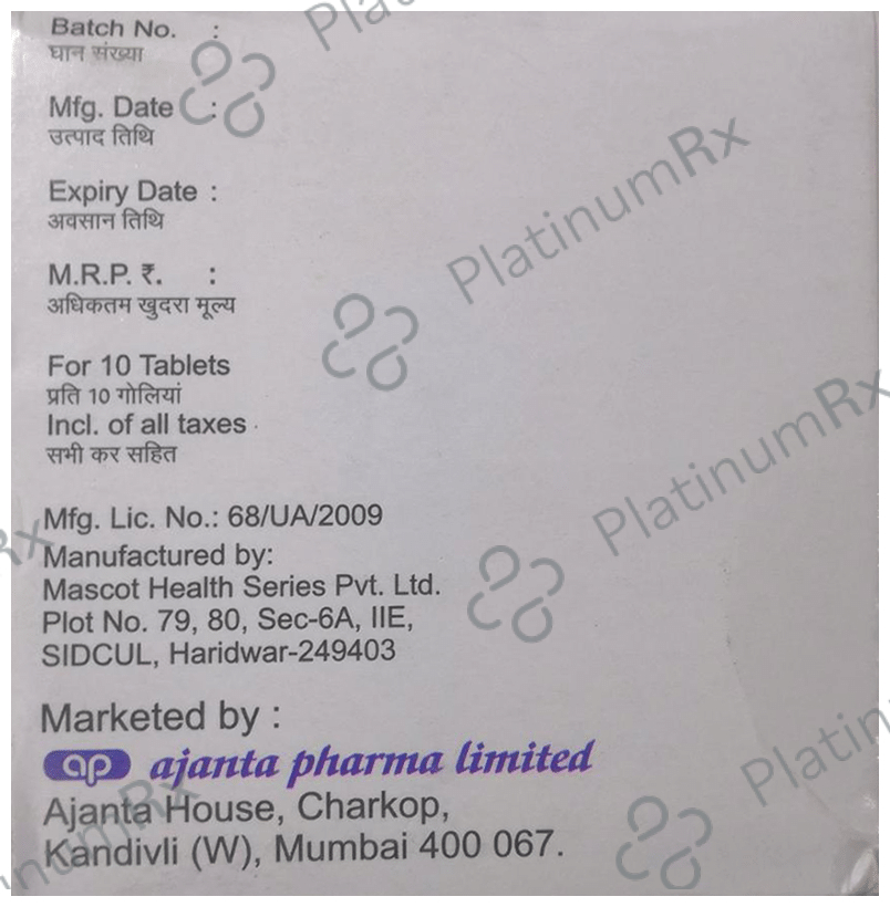 Dapalex M 10/1000 Tablet ER