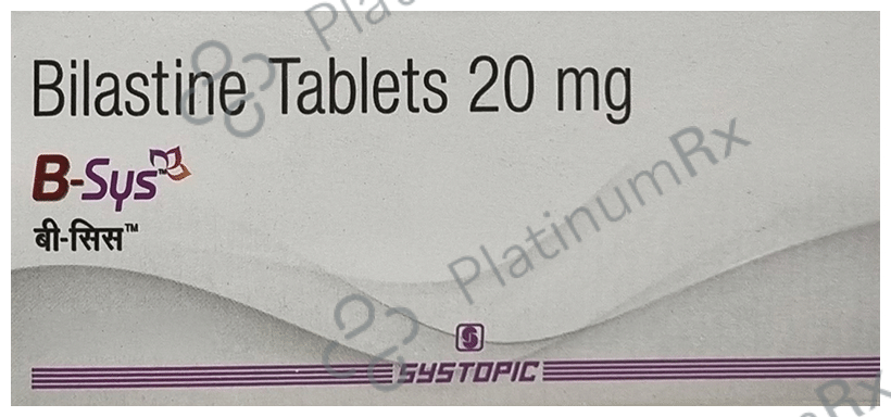 B Sys 20mg Tablet 10s