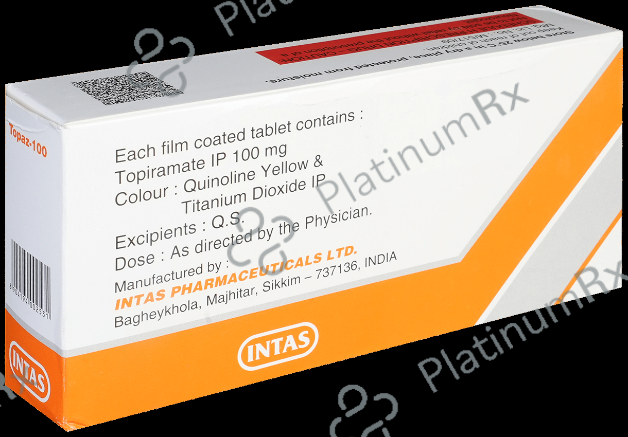 Topaz 100mg Tablet 15s