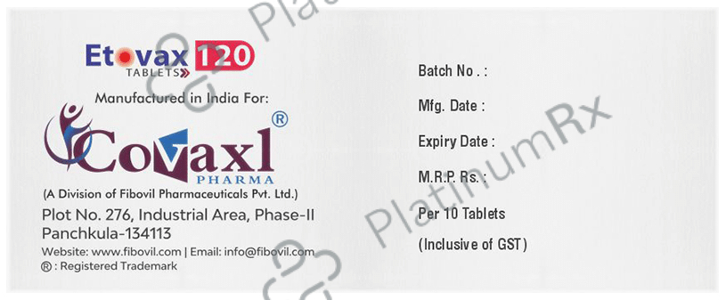 Etovax 120mg Tablet