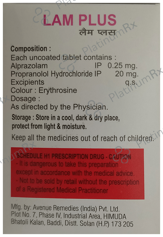 Lam-Plus Tablet 15 Tablet