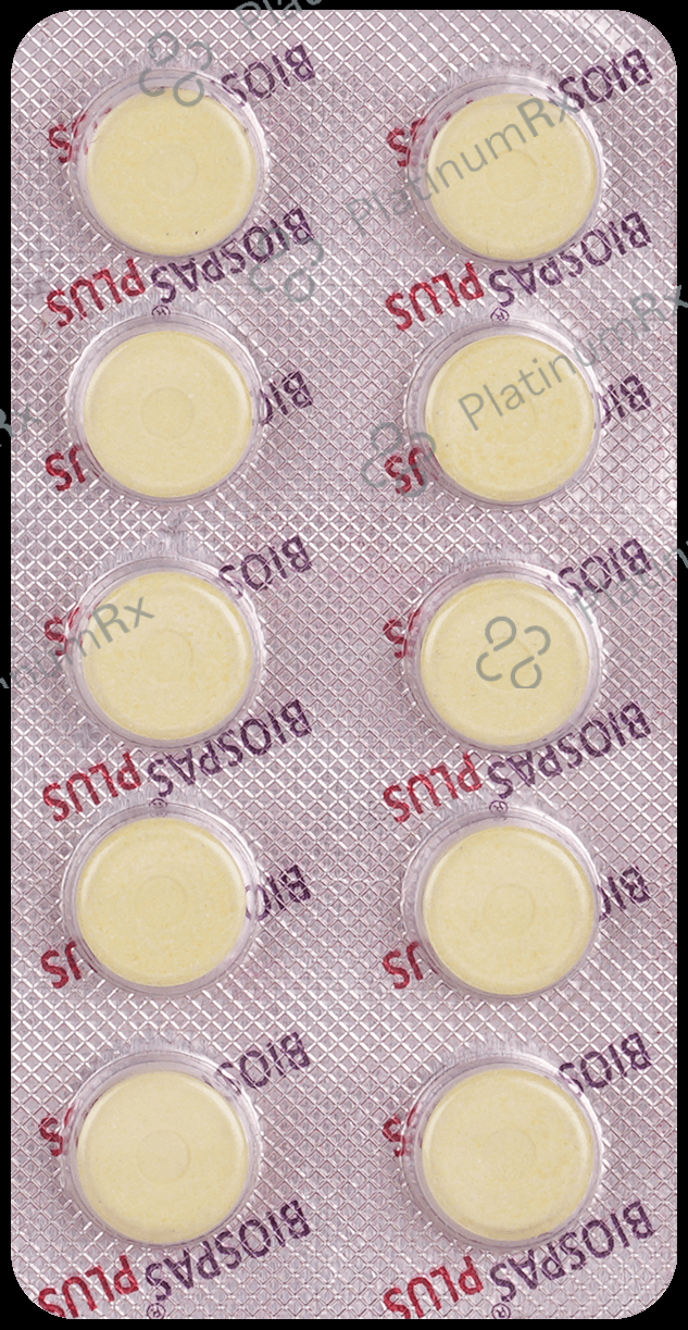 Biospas Plus 10mg/250mg Tablet