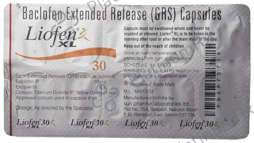 Liofen XL 30mg Capsule 10s