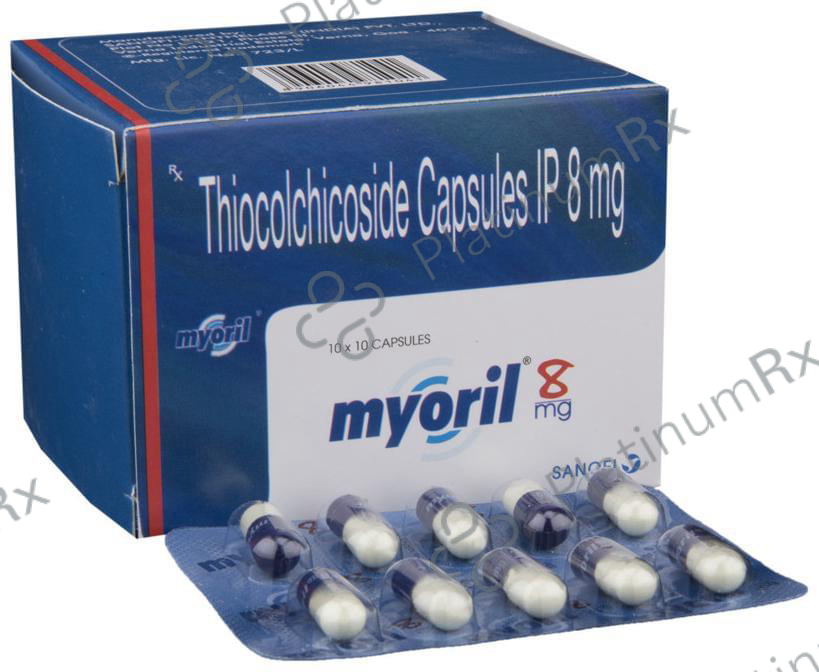Myoril 8mg Capsule 10s