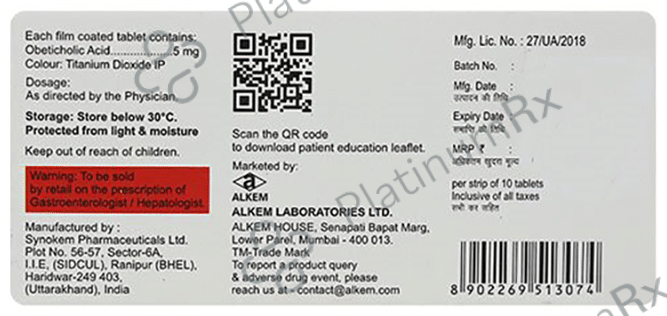 Obetohep 5mg Tablet 10s