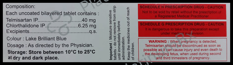 Eritel CH 6.25/40mg Tablet 15s