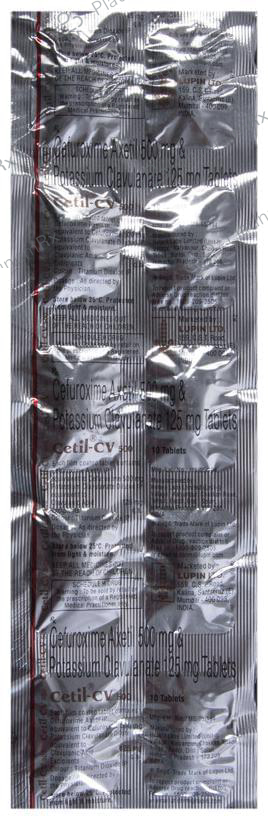 Cetil CV 500/125mg Tablet 10s