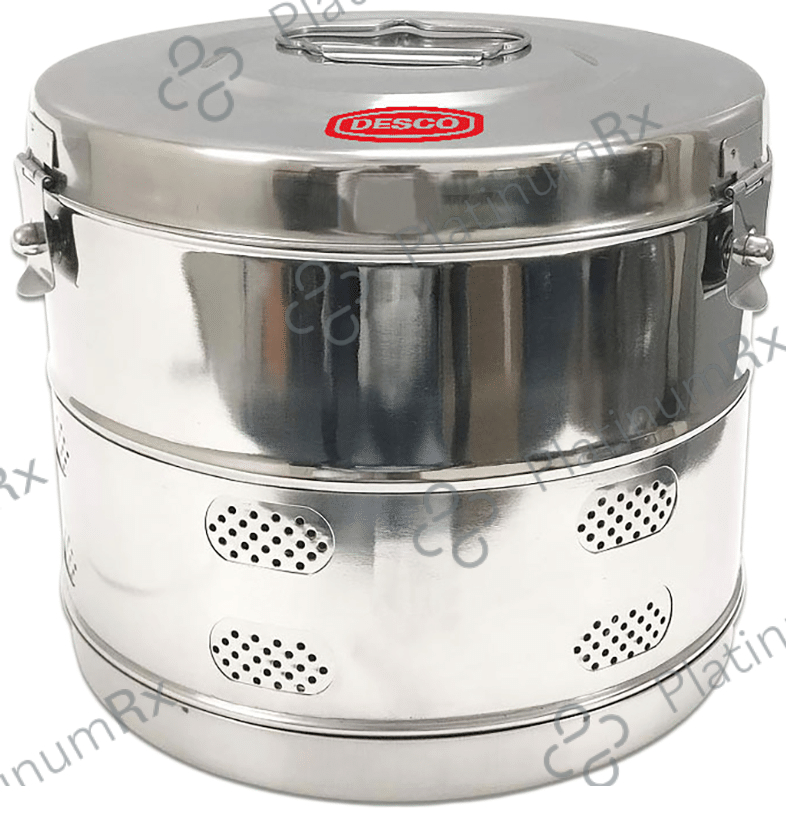 DESCO Dressing Drum Jointed Stainless Steel 202 Grade 6 X 6 Inch