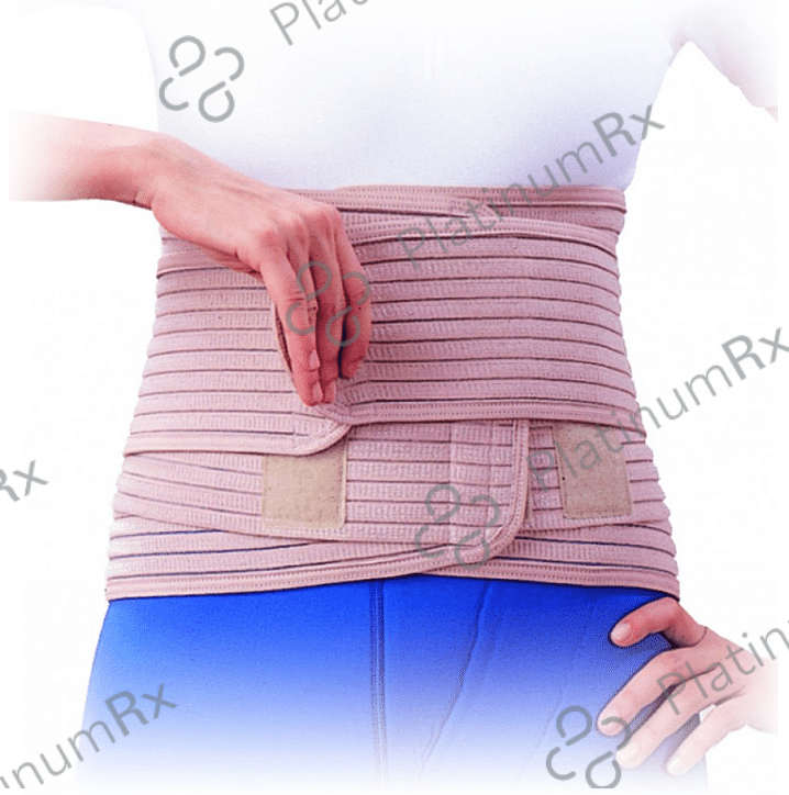 Health Point EB537 Velcro Free Back Support 6 Stays S-M