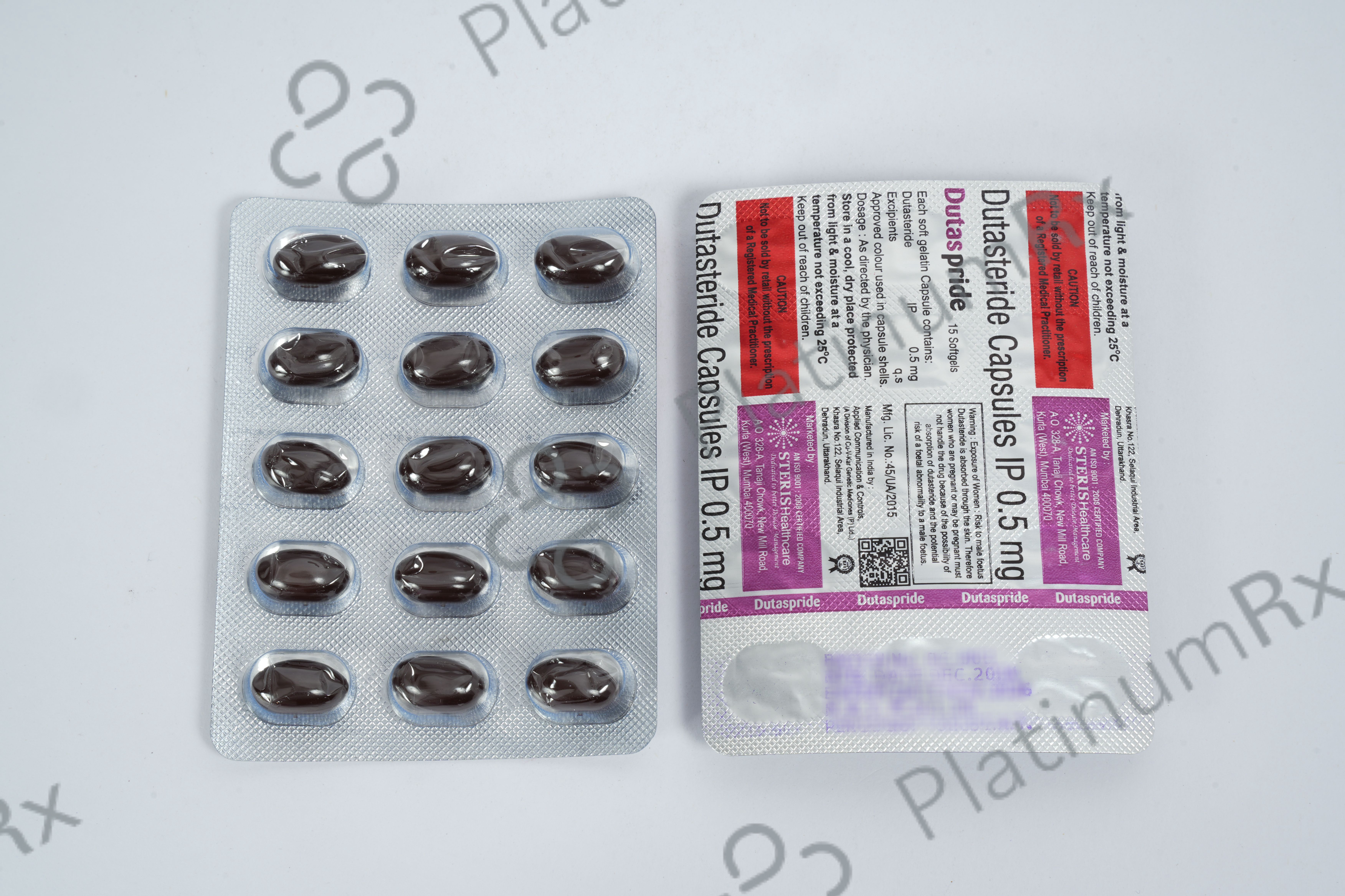 Dutaspride 0.5mg Capsule 15s