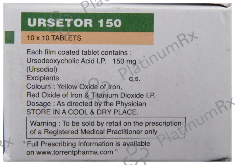 Ursetor 150mg Tablet 10s