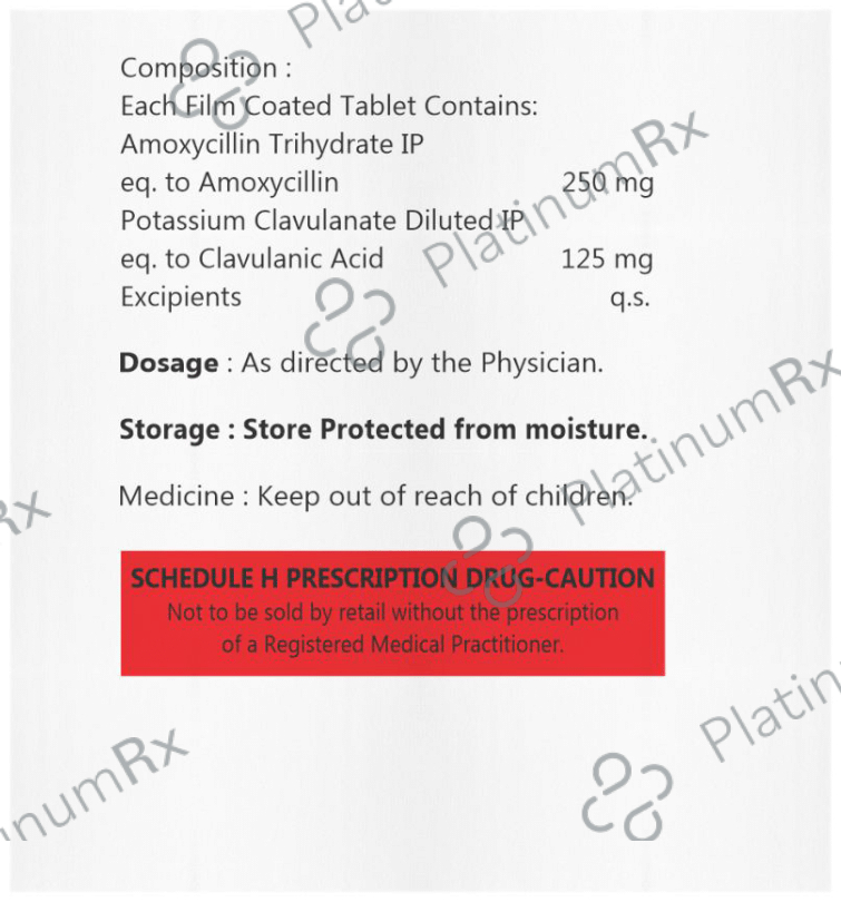 Moxyvil CV 375 Tablet