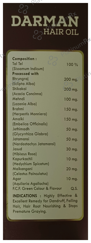 Darman Health and Beauty Hair Oil