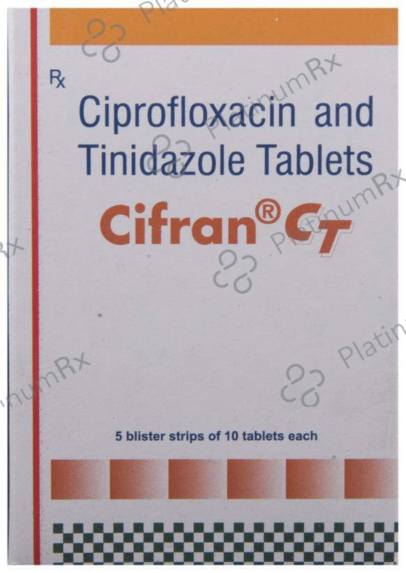 Cifran CT 500/600mg Tablet 10s