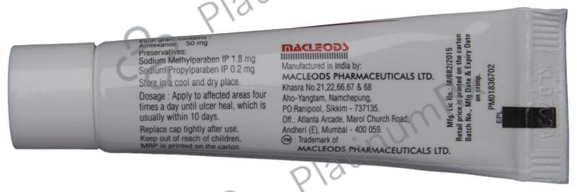 Lexanox 50mg Oral Paste 5gm