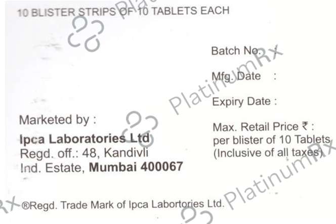 CTD MT 6.25/50/40mg Tablet ER 10s