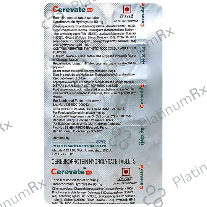 Cerevate 90mg Tablet