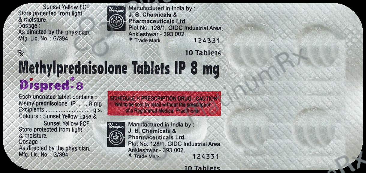 Dispred 8mg Tablet